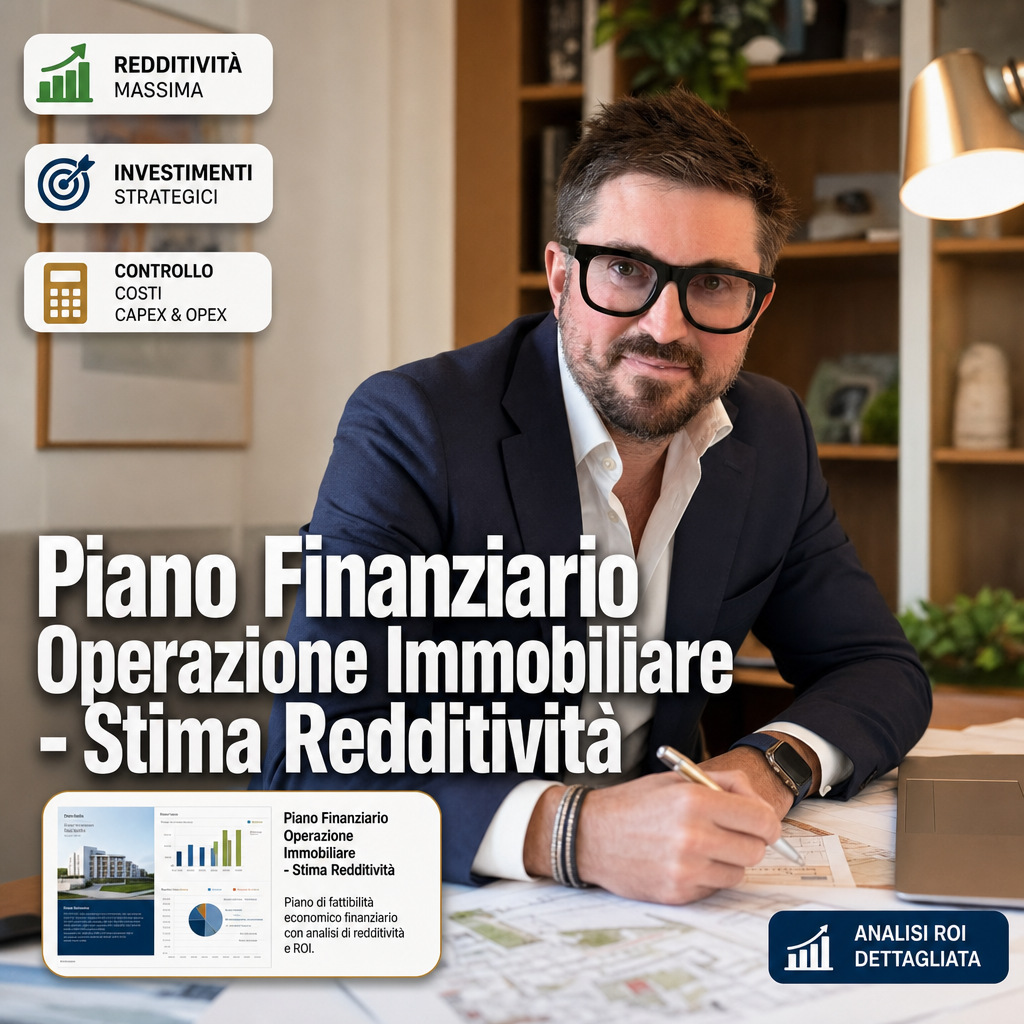 Piano Finanziario Operazione Immobiliare - Stima Redditività